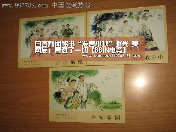 白宫新闻秘书“发言小抄”曝光 美网友:看透了一切【BBIN电竞】(图1) BBIN电竞